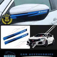 Honda Civic FC 2016-2022 Civic FC Side Mirror Trim Mirror Garnish Protection Anti Scratch Exterior A