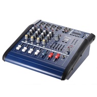 PMX402D-USB 4 Channel Digtal Mic Line Audio Mixing Mixer Console with 48V Phantom Power 16 Built-in Sound Effects for Recording DJ Stage Karaoke Music Appreciation