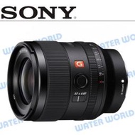 【中壢NOVA-水世界】SONY FE 35mm F1.4 GM 定焦 大光圈鏡頭 SEL35F14GM 台灣公司貨