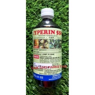 250ML Cyperin 550 Cypermethrin 5.5% /Ulat Pengorek Buah / Kutu Daun / Cili / Terung