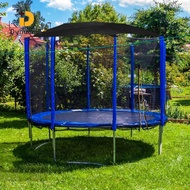 Dynwave 10ft Trampoline Top Cover Outdoor Canopy Oxford Cloth Trampoline Awning Shade Cover for Lawn