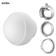 Godox ML-CD15 ML-CS1625 Silicone Diffuser Dome Kit & 3 Adapters for Shoot Light Flash Studio Photogr