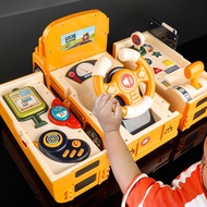 Ready Stock Hot Sale Children Boy Bus Baby Transformation Bus Toy Car Daquan Oversized Kids 5 Boys 2