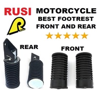♞RUSI Korak 110 Motorcycle Rubber Front And Rear Footrest 1pair Motor Parts Accessories