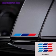 4pcs 3-color Car Sticker Rearview Mirror B Pillar Decal For BMW 1 2 3 4 5 6 7 x series
