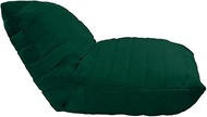 Kunste Compression Packing Bean Bag for Outdoor Indoor Use Memory Foam Furniture L Shape Sofa with Water Repellent Fiber Cover Green