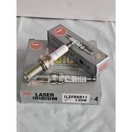 ILZFR6D11 BMW F10 530, E60 525/530, E90 325/330, E65 730, Peugeot 407, Citroen N52 NGK 1208 Laser Ir