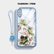 YBD Clear Case For Samsung Galaxy A50 A50S A30S A307 A03S A02S M02S A025 A307 Luxury Golden Watanabe