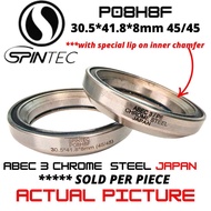 SPINTEC P08H8F / P08F Japan Chrome Steel Rubber Sealed Bearings for Bike Headsets
