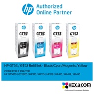HP GT53 & GT52 Ink Bottle For HP720 / HP750/ HP 315/HP 415 / HP 580 / 520