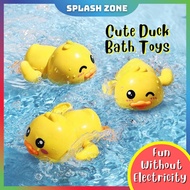 Baby Bath Toy Clockwork Duck Toys Bathtub Toys Swimming Toy Pool Toy Baby Gift Toys Mainan Budak Per