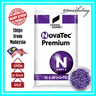 NovaTec Premium 15-3-20 25KG Baja Pokok Buah Bunga Durian Tree Fruit Flower Fertiliser Fertilizer Compo Expert