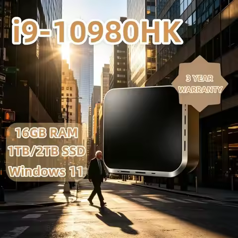 Best 2026 New i9-10980HK Mini Gaming Laptop Win11 Pro SSD 16GB RAM 4K Display WiFi6 BT5.2 Home Offic