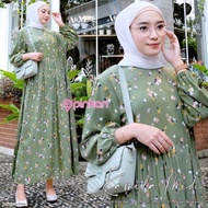 Terbaru Midi Dress Wanita / Midi Dress Rayon/ Midi Dress Jumbo/Dress