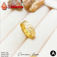 Cincin Emas Reva Pria/Wanita (Bisa Buat Wedding) J5 Ismoyo