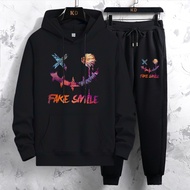 L442+CKH442B Long-Sleeved Hoodie Set + Long Pants Soft And Comfortable Fabric There Are 7 Colors Man