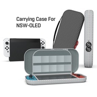 Narsta For Nintendo Switch OLED Case Large Capacity Portable Protective Travel Carrying Case Pouch Card Pockets For Switch OLED Box