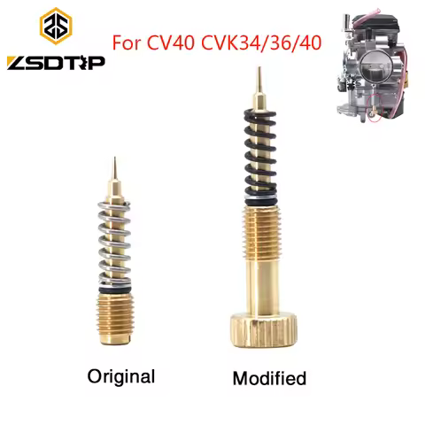 ZSDTRP 1PC Motorcycle Carburetor Air Adjusting Screw Idle Mixture Fuel Ratio Screw For Harley CV40 F