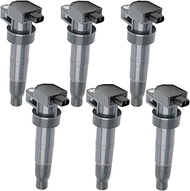 GP POWER IGNITION COIL UF546 SET OF 6 COMPATIBLE WITH HYUNDAI Sonata AZERA SANTA FE GENESIS ENTOURAG