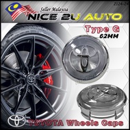 Toyota 57mm 62mm Rim Cap Vios Avanza Innova Camry Alphard Sport Rim Centre Cap