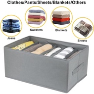 Extra Large Clothes Closet Organizer 6 Compartments for Jean Sweater Sheets to Shirt - Divided Cloth