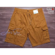 Urban pipe Cargo shorts six pockets for men above the kee cotton fabric (2239)