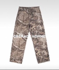 GREMADE REALTREE 樹枝枯木獵裝迷彩洗水磨破直筒寬鬆工裝褲伐木褲 NEW VINTAGE
