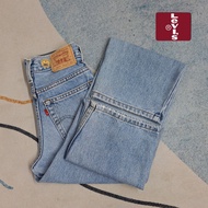 [Z90]กางเกงยีนส์เด็กLevi's®550™เอวจริง25" ยาวเต็ม36" ป้ายR ผ้าไม่ยืด แบรนด์แท้💯% กางเกงยีนส์ ทรงกระบอกใหญ่