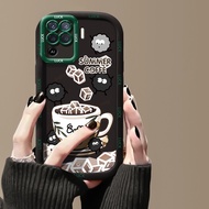 Case For OPPO A94 Reno 5F Reno5 F 5 Lite F19 Pro Summer Coffee Phone Silicone Shockproof