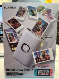 ［全新-switch 聯名款］FUJIFILM 富士 instax mini Link 2相印機  switch 特別聯名款 陶瓷白