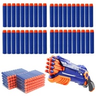 300pcs Soft EVA Foam Bullets Blue Solid Head Refill Darts for Kids Adult Toy Gun Nerf Target Strike Blasters Toy Gun Accessories