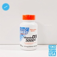 Doctors Best Vitamin D3 5000iu 180 Softgels Vitamin D3 5000iu