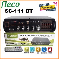 FLECO F-111 BT Bluetooth Stereo Karaoke Amplifier Bluetooth Amplifier + Mp3 player + FM Radio