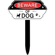 Beware of Dog Sign with Stake Warning Signs for Property Guard Dog Sign Dog Warning Beware of German