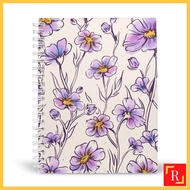 Spiral Notebook/Double Ring Notebook-(A4/A5 | Line/Blank | 80gsm)-Flower/Floral 22|ROYCE PUBLISHING 