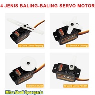 EMAX ES08MA Metal Micro Steering Gear Motor Servo 360 Degree Degree