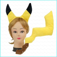 BY2 Pokemon Pikachu Headband and Plush Tails Gift For Kids