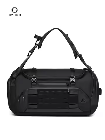 OZUKO Tote Bag Men Waterproof Outdoor Travel Bag Tactical Techwear Backpack bolsos para hombre сумка