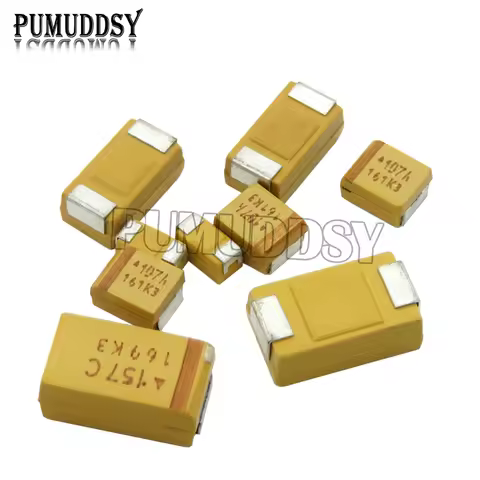 10PCS A B C D Type Tantalum Capacitor 22UF 47UF 100NF 68UF 6.3V 10V 16V 25V 35V 50V/4.7/10/33/68/100