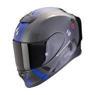 [安信騎士] Scorpion EXO-R1 EVO Air Carbon 彩繪 MG 消光黑藍 全罩安全帽 碳纖維