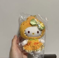 全新Hello Kitty濟州島限定 蜜柑造型公仔