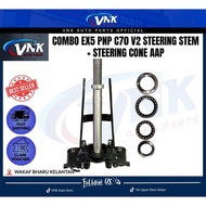 COMBO EX5 PNP C70 V2 STEERING STEM + STEERING CONE AAP