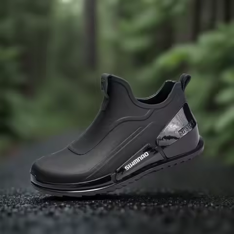 2025 New Outdoor Waterproof Fishing Shoes Hunting Sports Shoes Bicycle Rubber Shoes Anti Slip Lightw