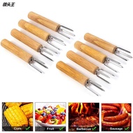 Corn Fork Corn Grilling Needle Moxa Stick Extender 304 Stainless Steel bbq Corn Plug Barbecue Tool B