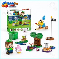 Ready Stock71440 Adventures with Interactive Luigi Building Blocks Fun Game Scene Model Construction
