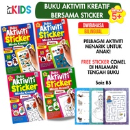 BUKU AKTIVITI DENGAN STICKER MINDA KREATIF - Buku Aktiviti Prasekolah - Buku Aktiviti Kanak-Kanak