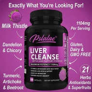 Pslalae Liver Cleanse 1104Mg(60Cps)-Detox and Support Fomula ซ่อมแซมและทำความสะอาดตับ