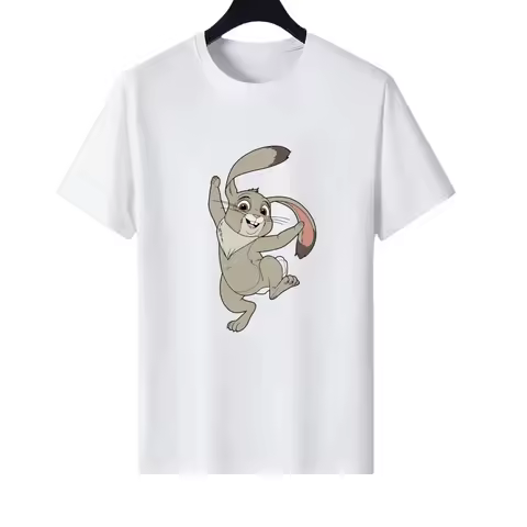 Disney Sofia The First Pattern Woman Summer Print Parent-Child Clothing Top Ladies Cheap Y2k Short S