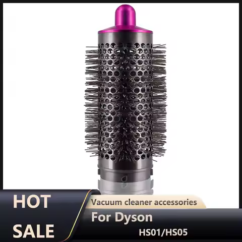 Round Volumizing Brush for Dyson for Airwrap HS01/HS05 Attachment, Part No.969489-01 970750-01 for L