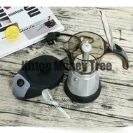 220V 480W 3-Cups Electric Tea Coffee Maker Pot Cafetera Machine Mocha Removable Coffee Kitchen Tool 